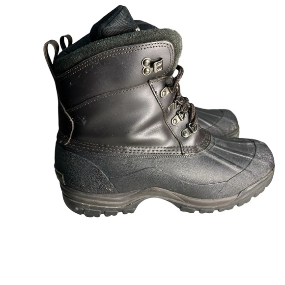 Thinsulate Explorers Insulation Boots Men Size 9 Leather Rubber Winter Snow Rain - Picture 4 of 14